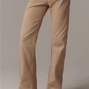 NWT Pilcro Essential Anthropologie Tan Flare Women's Jeans
